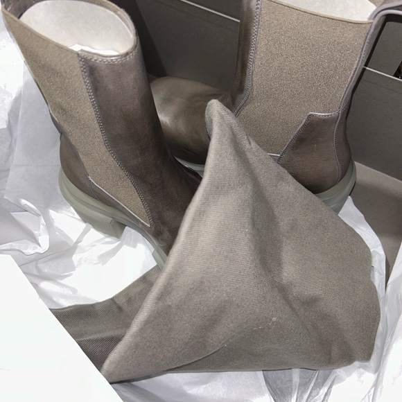 Rick Owens Beatle Abstract Boots Dust/Clear New/Never worn Size 36 - Picture 5 of 10